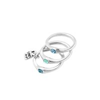 Anello Unode50 Donna Happy Blue in Lega metallica Cristallo ANI0678AZUMTL15 - ANI0678AZUMTL12